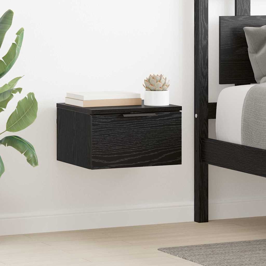 Nachtkastje 2 Pcs 34 X 30 X 20 Cm Bewerkt Hout